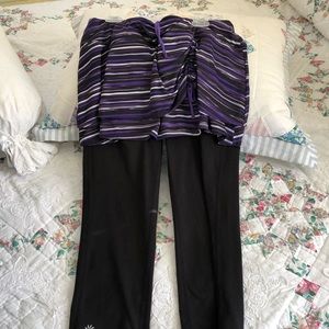 Athleta skirted yoga pants